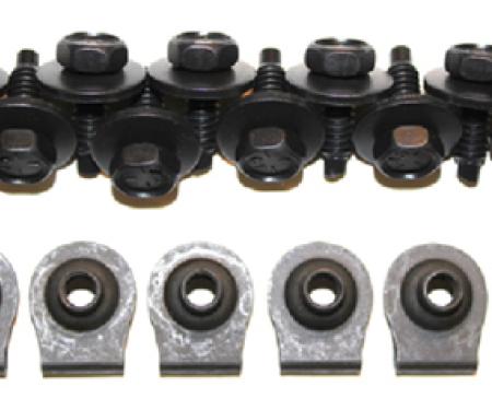 AMD Lower Grille Panel Bolt Kit, 66-70 Dodge Plymouth B-Body (Except Charger) X151-1466-S