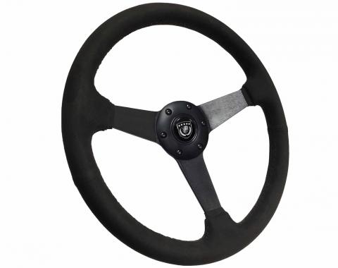 Auto Pro USA VSW Steering Wheel S6 Sport Suede ST3582BLK