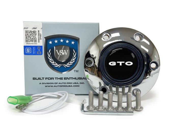 Auto Pro USA VSW 6-Bolt Steering Wheel Horn Button STE1019CHR