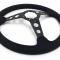 Auto Pro USA VSW Steering Wheel S6 Sport Suede ST3583BLK