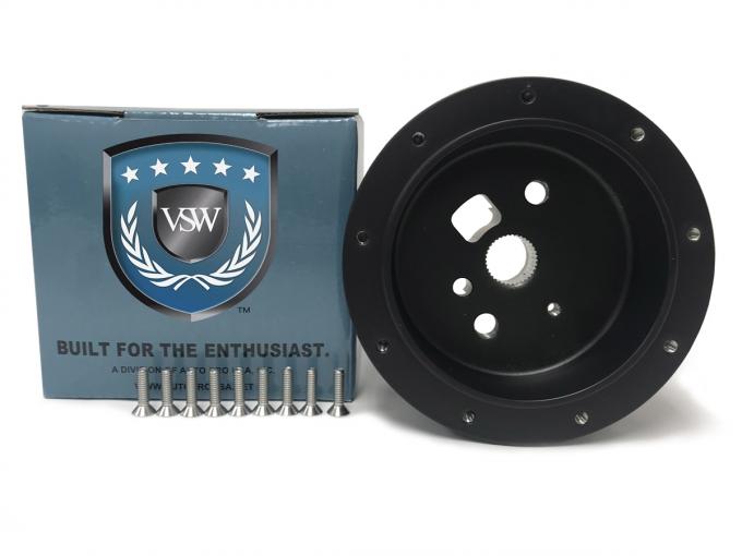 Auto Pro USA VSW Steering Wheel S9 Hub Adapter, 9 Bolt, Black STH1004BLK