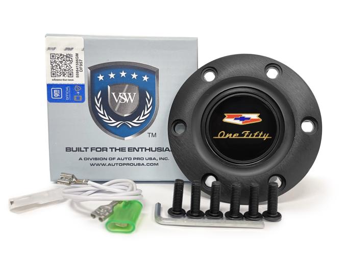 Auto Pro USA VSW 6-Bolt Steering Wheel Horn Button STE1038BLK