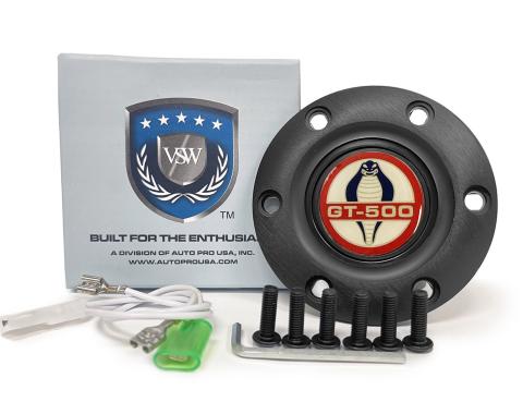 Auto Pro USA VSW 6-Bolt Steering Wheel Horn Button STE1004BLK