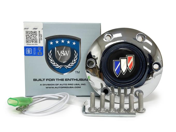 Auto Pro USA VSW 6-Bolt Steering Wheel Horn Button STE1010CHR