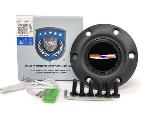 Auto Pro USA VSW 6-Bolt Steering Wheel Horn Button STE1037BLK