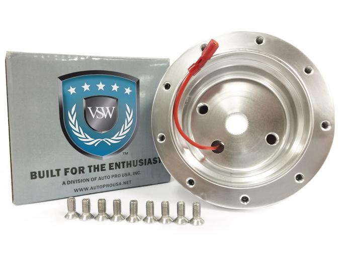 Auto Pro USA VSW Steering Wheel S9 Hub Adapter, 9 Bolt, Silver STH1006SIL