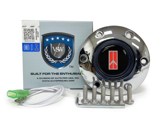 Auto Pro USA VSW 6-Bolt Steering Wheel Horn Button STE1012CHR