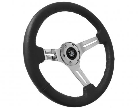 Auto Pro USA VSW Steering Wheel S6 Sport Leather ST3012BLK