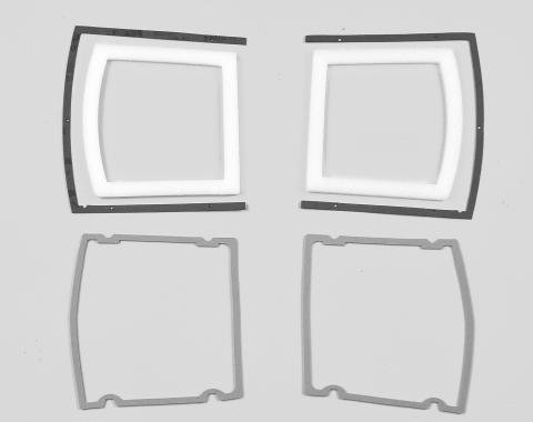 Detroit Muscle Technologies Mopar A Body 68 69 Dart Taillight Gaskets with Bezel Gaskets ADA6869TL01