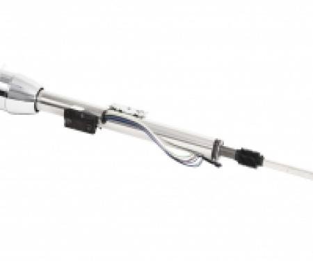Flaming River FR30011CM, Direct Tilt Keyed Column for Mopar 70-76 Floor Shift, Paintable Mill Finish