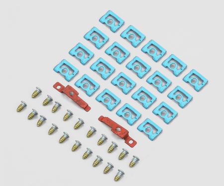 Detroit Muscle Technologies Mopar E Body 70 Barracuda Challenger Rear Window Reveal Trim Clip Set EXX7070TC02-C8003