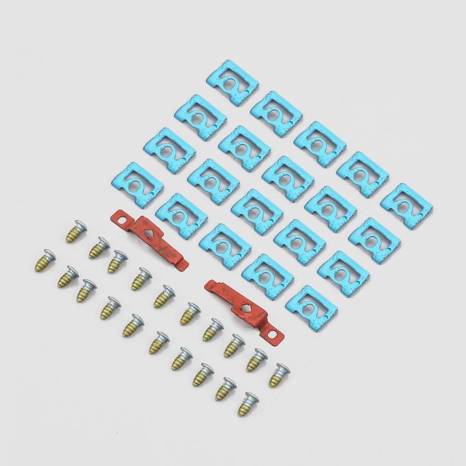 Detroit Muscle Technologies Mopar E Body 70 Barracuda Challenger Rear Window Reveal Trim Clip Set EXX7070TC02-C8003