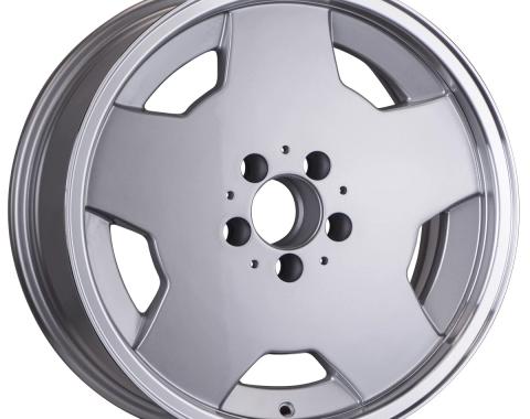 Maxilite 17x9 Mercedes Aero Style Wheel Silver / DC lip 5x112mm bp 330003