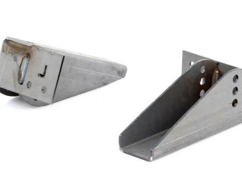 AMD Front Spring Relocation Buckets, LH/RH Pair, 63-75 Dodge Plymouth A-Body X865-1067-2S