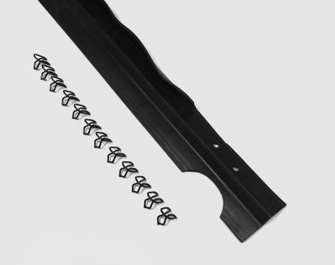 Detroit Muscle Technologies Mopar B Body 66-67 Belvedere, Charger, Coronet Hood to Radiator Seal with SS Clips BXX6667HS01