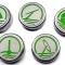 American Car Craft 2005-2009 Mustang - Fluid Cap Cover 5Pc Set, Automatic transmissions only (No color) 273040