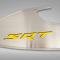 American Car Craft 2015-2023 Challenger - Door Badges with SRT Inlay, Brushed Stainless Steel (Polished Stainless) 151050