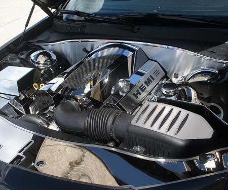 American Car Craft 2011-2018 Dodge Charger/Chrysler 300 5.7L/6.4L HEMI - Air Box Cover, Polished Stainless Steel 333021