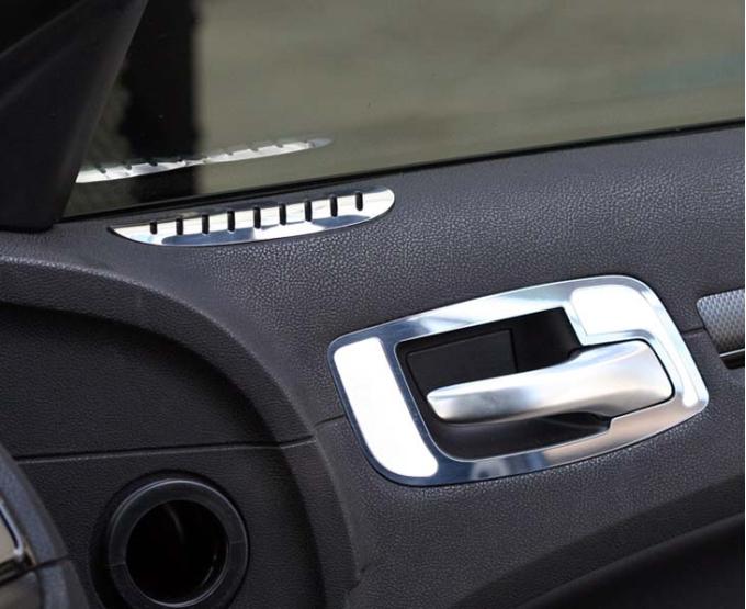 American Car Craft 2011-2013 Chrysler 300 - Door Defroster Vent Trim Plates 2Pc, Polished Stainless Steel 331016