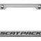 American Car Craft Custom License Plate Frame with "SCAT PACK" Lettering, Choose Vinyl or LED Color 152034