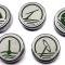 American Car Craft 2005-2009 Mustang - Fluid Cap Cover 5Pc Set, Automatic transmissions only (No color) 273040
