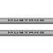 American Car Craft 2010-2014 Mustang - Outer Door Sills with Black Carbon Fiber 'MUSTANG' Inlay 2Pc, Polished/Brushed Stainless Steel 271029