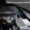 American Car Craft 2015-2023 Dodge Charger Hellcat - Fuse Box Cover Only, Optional Top Plate - Choose Options (Brushed Charger Fuse Box Cover & Top Plate) 333037