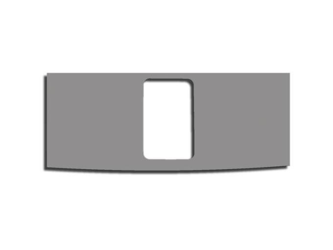 American Car Craft 2001-2005 PT Cruiser - Defroster Switch Plate 1 Hole, Polished Stainless Steel 711020