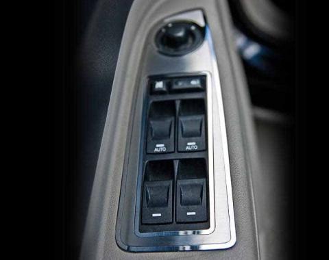 American Car Craft 2005-2010 Chrysler 300/Charger/Magnum - Interior Door Handle Pull 4Pc, Polished/Brushed Stainless Steel 301002