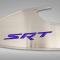 American Car Craft 2015-2023 Challenger - Door Badges with SRT Inlay, Brushed Stainless Steel (Polished Stainless) 151050