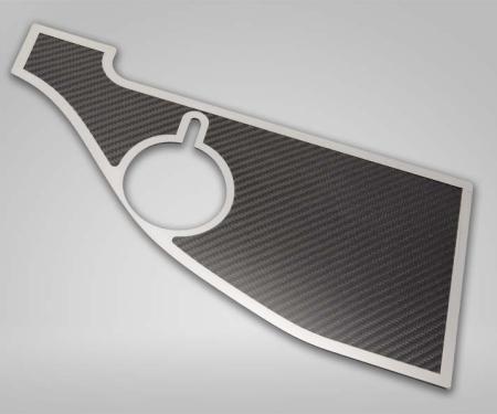 American Car Craft 2015-2023 Challenger & Hellcat- Trim Top Plate for Anti Lock Brake/Washer Fluid Cover, Stainless (Real Carbon Fiber) 153078