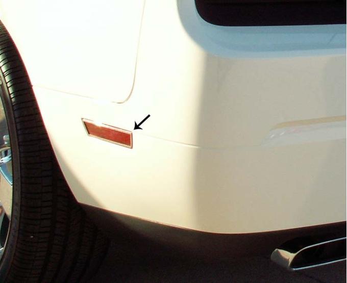 American Car Craft 2008-2014 Challenger 5.7L/SRT8 - Side Marker Trim 4Pc, Polished Stainless Steel 152007