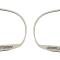 American Car Craft 2008-2023 Challenger - Side Mirror Trim 'Challenger' Style 2Pc, Brushed Stainless Steel 152031