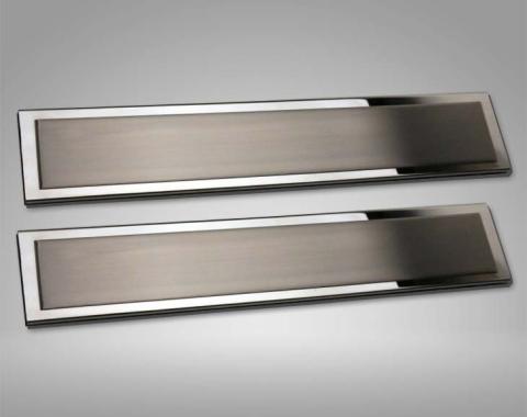 American Car Craft 2010-2014 Ford F150/Raptor - Outer Rear Door Sills 2Pc, Brushed/Polished Stainless Steel 771024