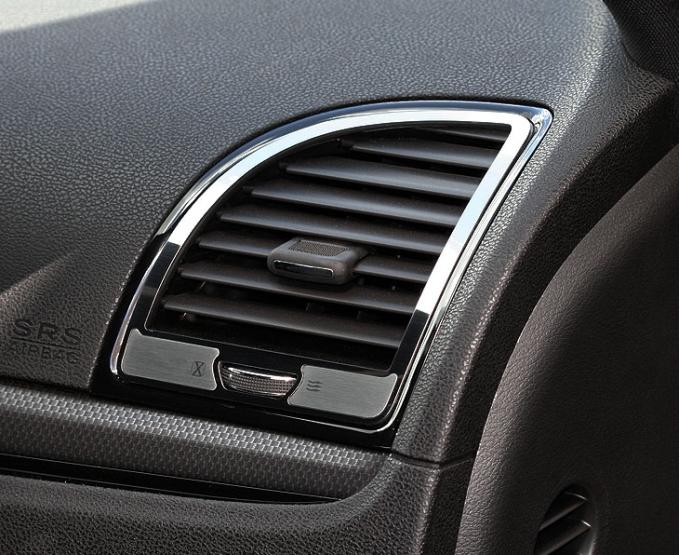 American Car Craft 2011-2018 Chrysler 300 - A/C Vent Trim Outer Polished/Brushed, Stainles Steel 331019