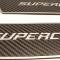 American Car Craft 2011-2018 Dodge Charger -'SUPERCHARGED' Carbon Fiber Front Door Badges, Carbon Fiber & Stainless Steel 331043