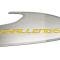 American Car Craft 2015-2023 Challenger - Door Badges with CHALLENGER Inlay 2Pc, Brushed Stainless, Choose Color 151059