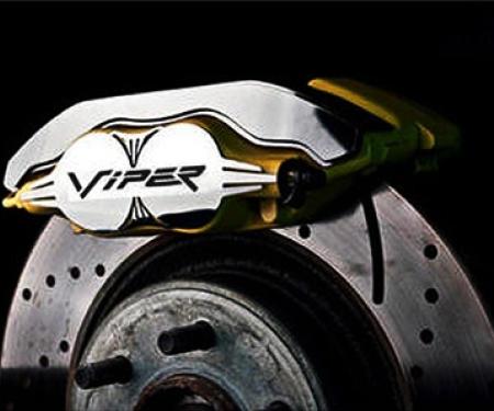 American Car Craft 1992-2002 Viper Front Brake Caliper Covers 2pc, Polished Stainless Steel 962033