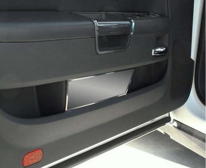 American Car Craft 2008-2014 Challenger - Door Badge Plate Plain 2Pc, Brushed Stainless Steel 151010