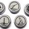 American Car Craft 2005-2009 Mustang - Fluid Cap Cover 5Pc Set, Automatic transmissions only (No color) 273040