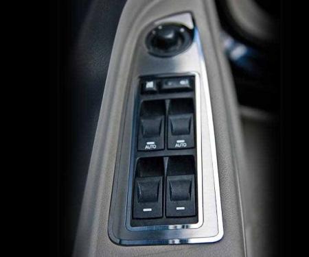 American Car Craft 2005-2010 Chrysler 300/Charger/Magnum - Interior Door Handle Pull 4Pc, Polished/Brushed Stainless Steel 301002