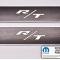American Car Craft 2008-2014 Challenger - Carbon Fiber Door Badge Plates with R/T Inlay 2Pc, Polished Stainless Trim 151039