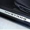 American Car Craft 2010-2014 Mustang - Outer Door Sills with Black Carbon Fiber 'MUSTANG' Inlay 2Pc, Polished/Brushed Stainless Steel 271029
