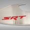 American Car Craft 2015-2023 Challenger - Door Badges with SRT Inlay, Brushed Stainless Steel (Polished Stainless) 151050
