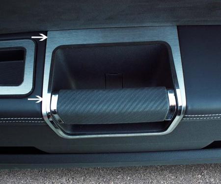 American Car Craft 2008-2014 Challenger 5.7/SRT8 - Door Handle Pull Trim 2Pc, Brushed Stainless Steel 151003