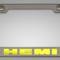 American Car Craft Custom HEMI License Plate Frame, Stainless Steel, Choose Vinyl or LED Color 152024