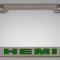 American Car Craft Custom HEMI License Plate Frame, Stainless Steel, Choose Vinyl or LED Color 152024