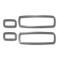 American Car Craft 2011-2013 Dodge Charger - Arm Control Trim Rings 4Pc, Polished Stainless Steel 331012