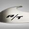 American Car Craft 2015-2023 Challenger - Door Badges with RT Inlay, Brushed Stainless Steel (Polished Stainless) 151053