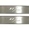 American Car Craft 2008-2014 Challenger - Door Badge Plate with R/T Cut-out, Brushed Stainless Steel 151006